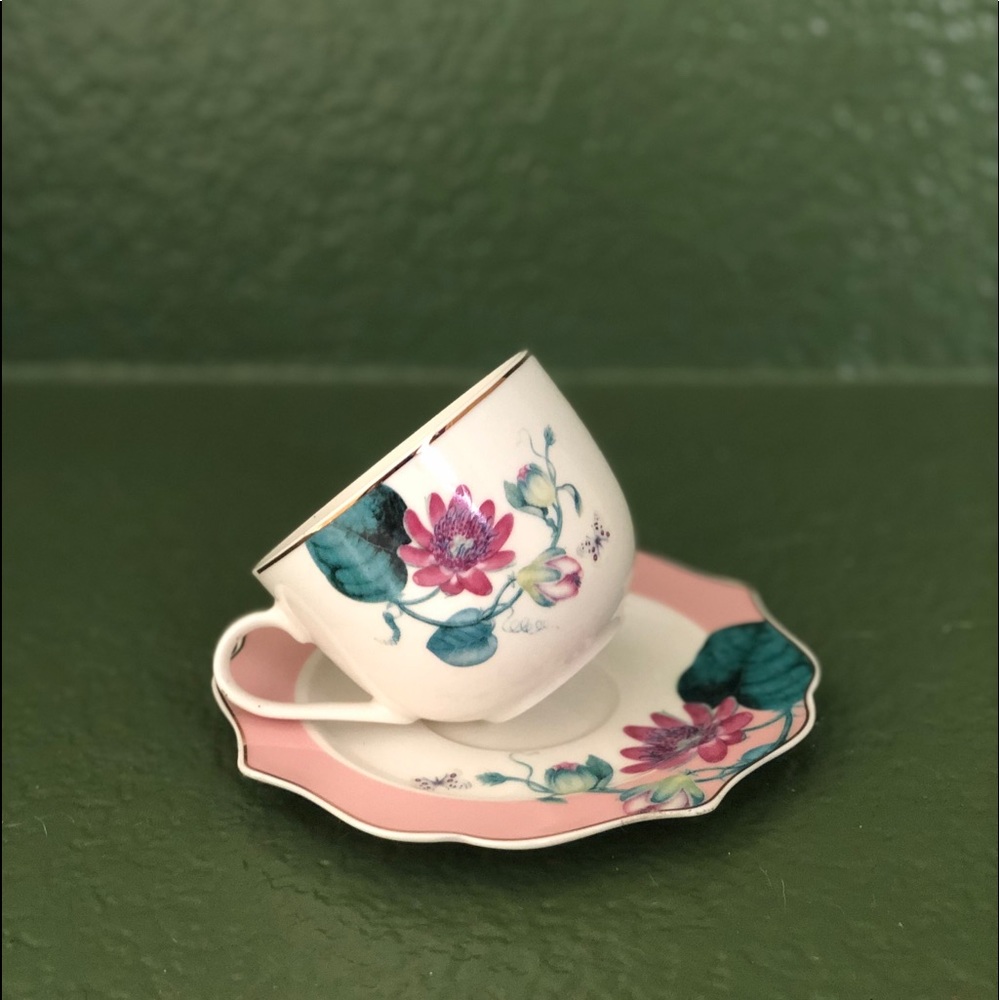 Grace's Teaware Floral Tea Cup and Saucer